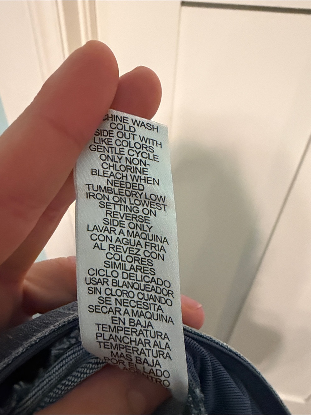 Democracy Ab Solution Light Blue Slim Straight High-Rise Jeans Size 14 Petite - Picture 5 of 8